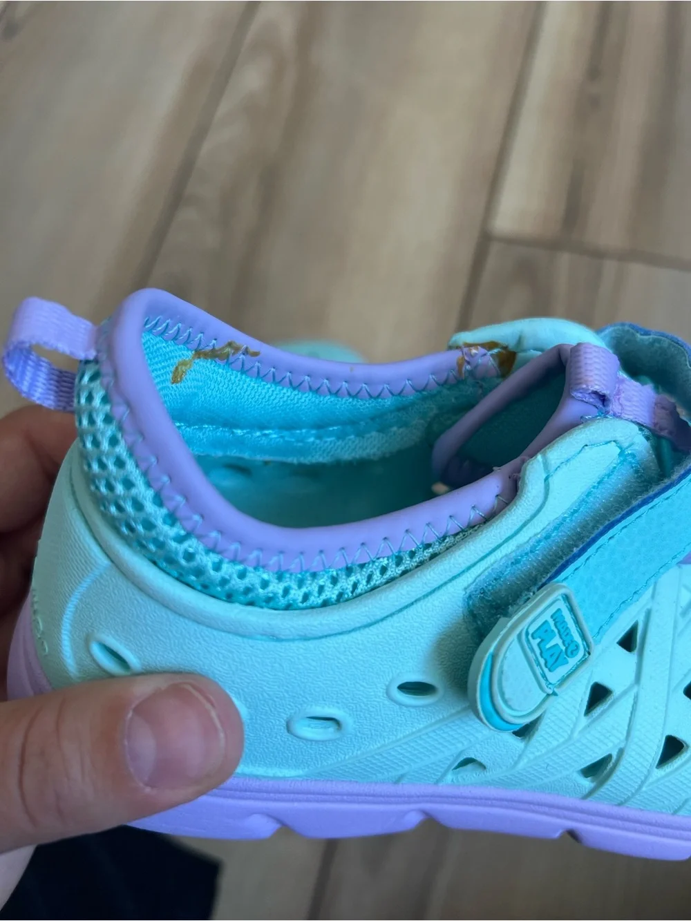 Stride Rite Aqua and Lavender Water Shoe